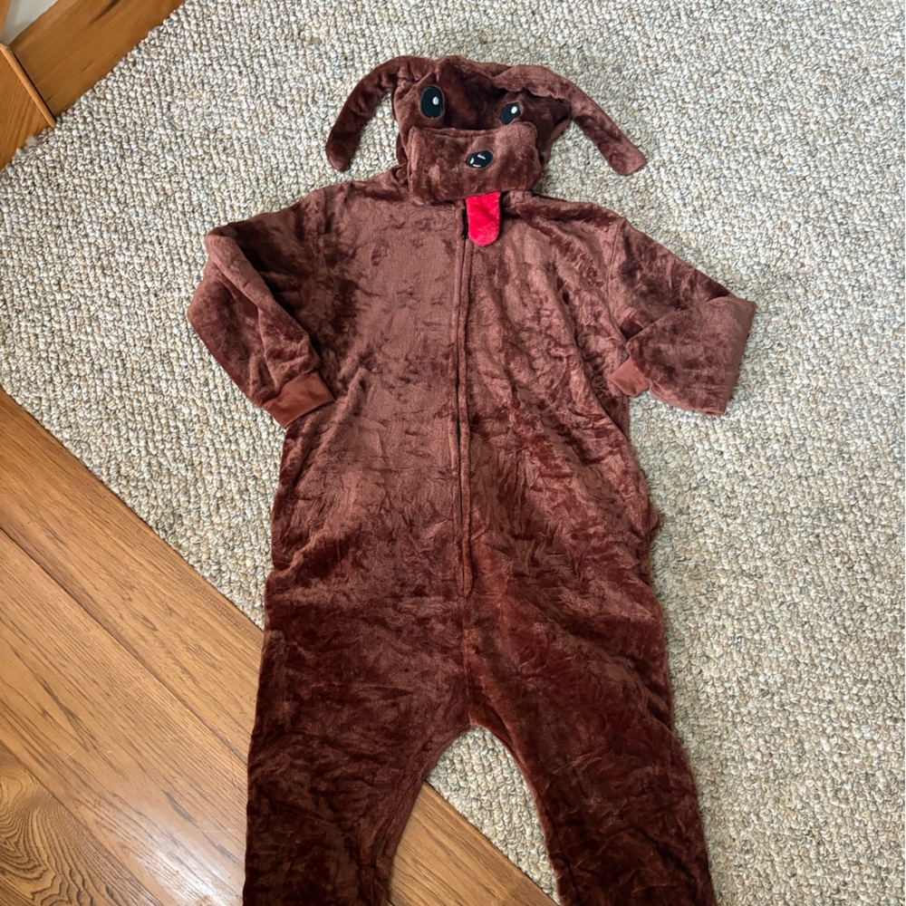 Brown Dog Costume Onesie (EUC) - Picture 2 of 3